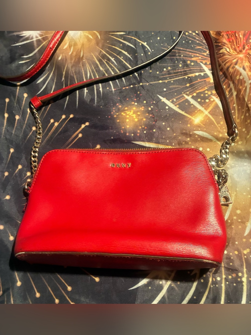 DKNY Crossbody leather dome bag